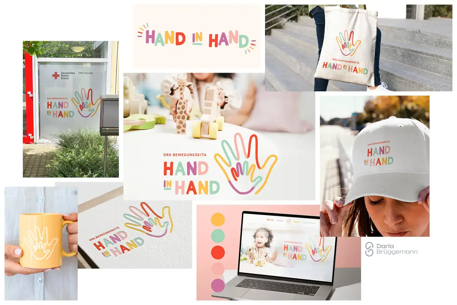 Corporate Design Beispiel für eine Kita