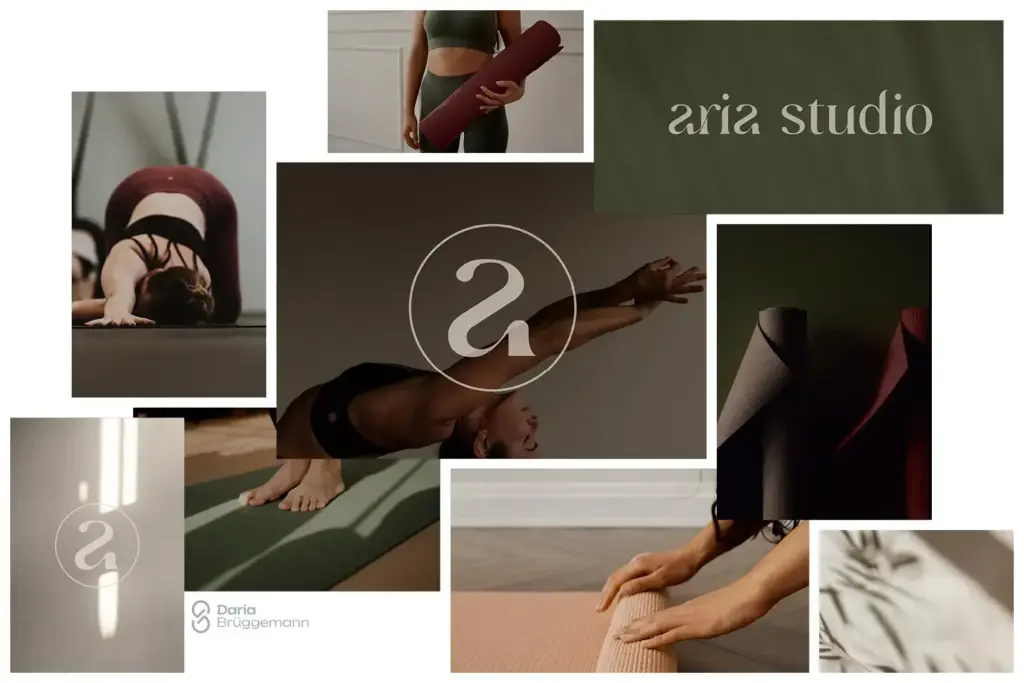 Corporate Design Beispiel für ein Pilates Studio