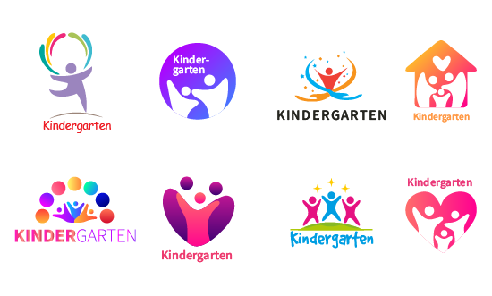 generische Kindergarten Logo