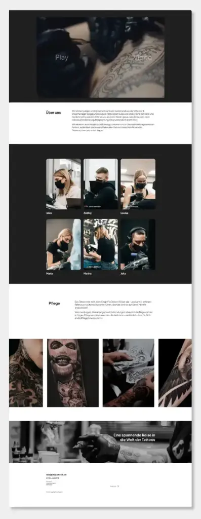 Onepager Website Beispiel 4