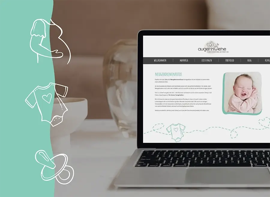 farben-webdesign-beispiele-fotografin Farben Webdesign Praxisbeispiel
