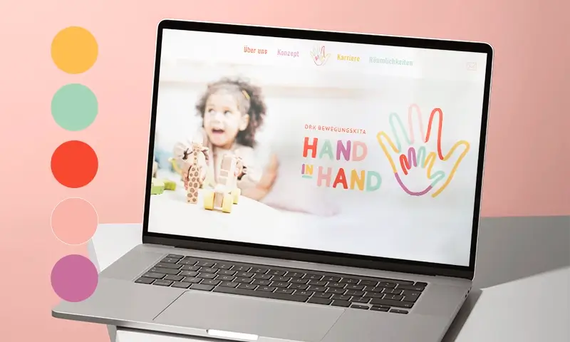 farben-webdesign-beispiele-kita Farben Webdesign Praxisbeispiel