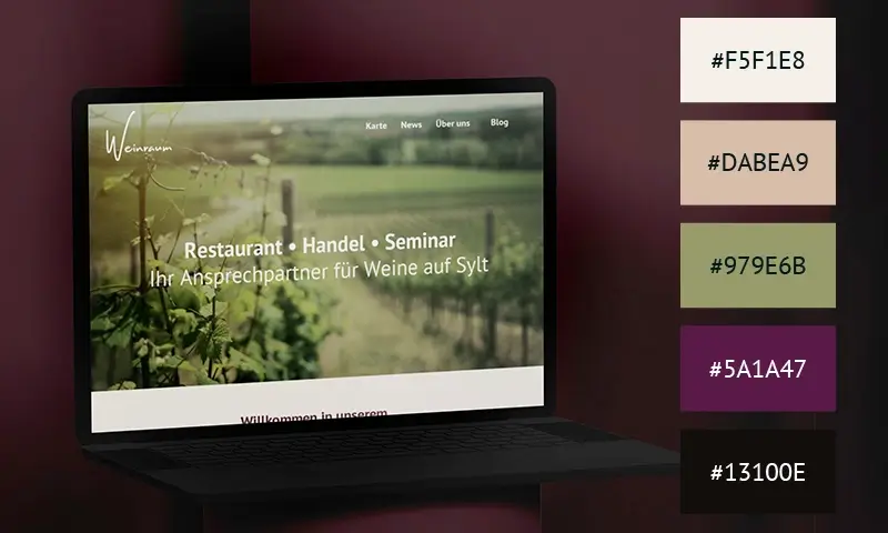 farben-webdesign-beispiele-wein Farben Webdesign Praxisbeispiel