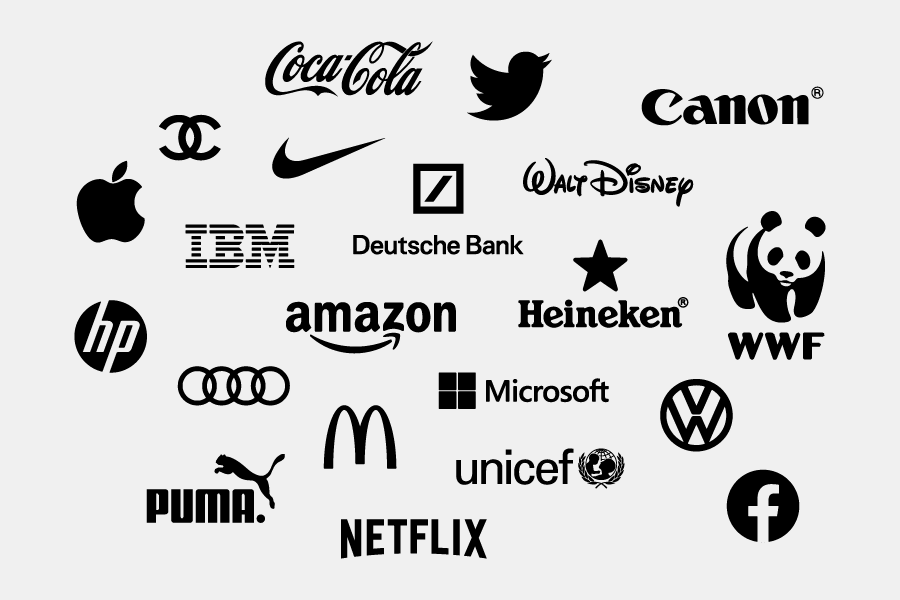 Beispiele für minimalistische Logos