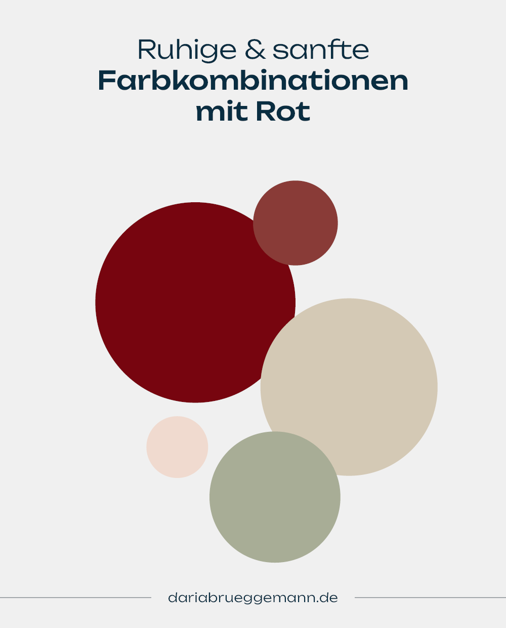 Farbpalette rot - natürlich & bodenständig