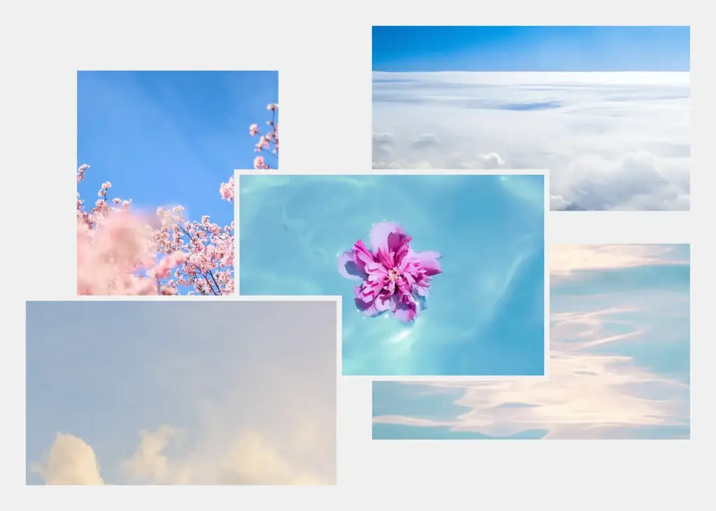 Beispiele für Blau im Branding