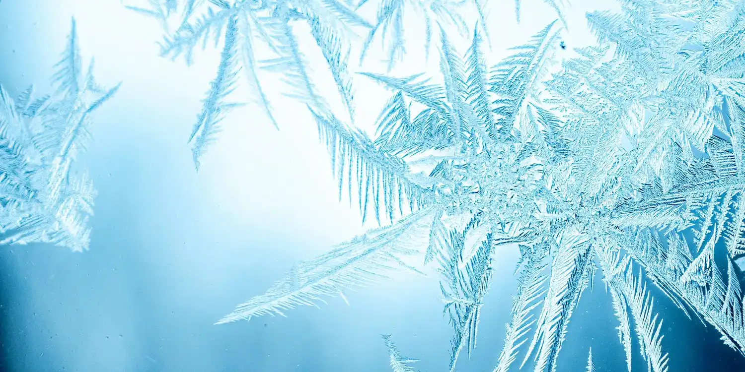 winterlich, ,frostiges Bild