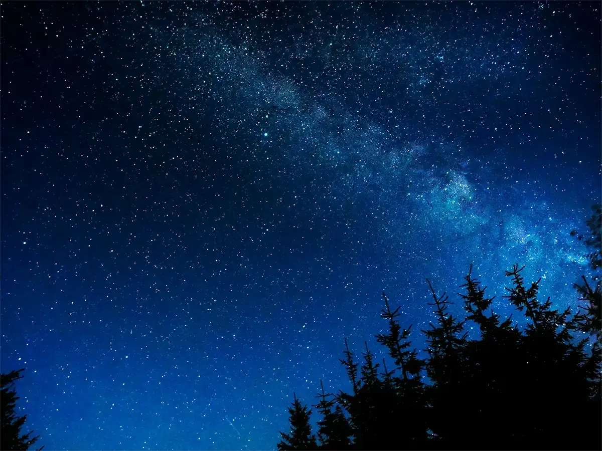 Blick in den Nachthimmel