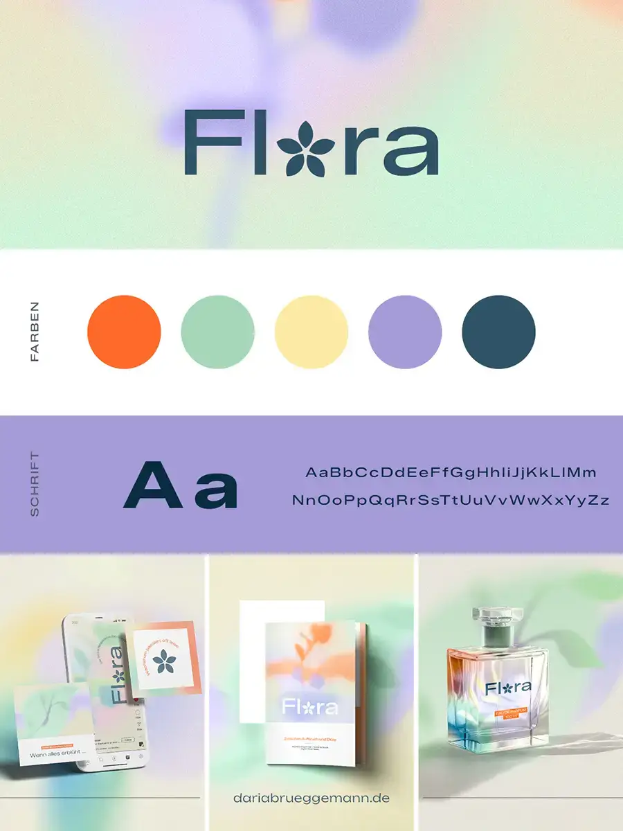 Brandboard des Frühlingsbrandings "Flora"